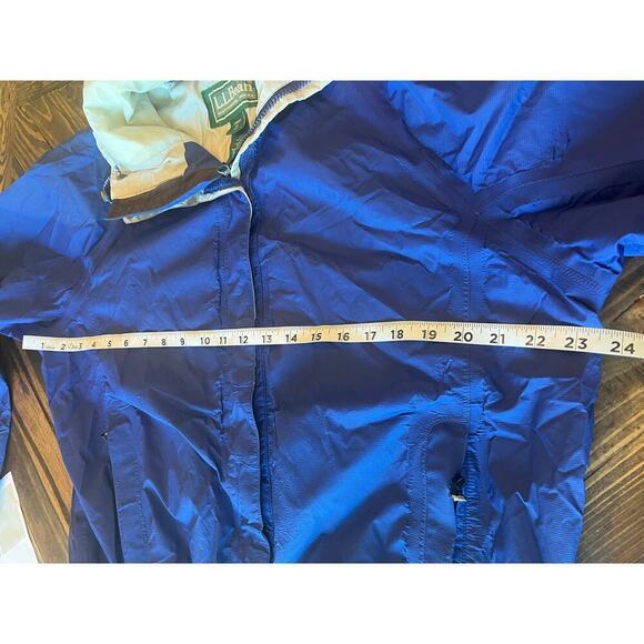 VTG LL BEAN FULL ZIP NYLON RAIN JACKET COAT WOMEN XL HIKING OUTDOOR LIGHTWEIGHT - Picture 4 of 14